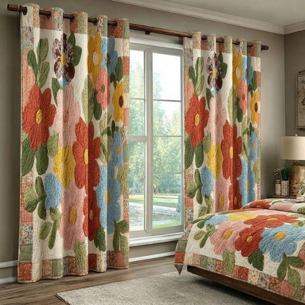 Retro Daisy Quiltede Gardiner NCU0VL3405