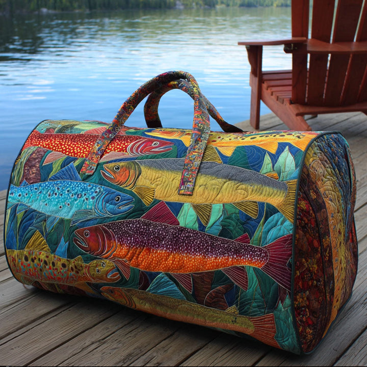 Fiskeri Quiltet Duffle Bag NCU0VT259