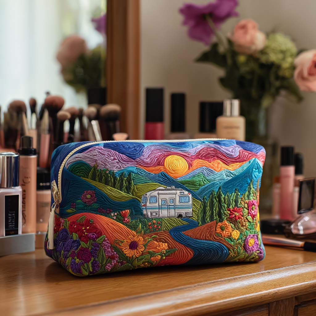 Farvernes Vej Quiltet Makeup Taske NCU0PT9477
