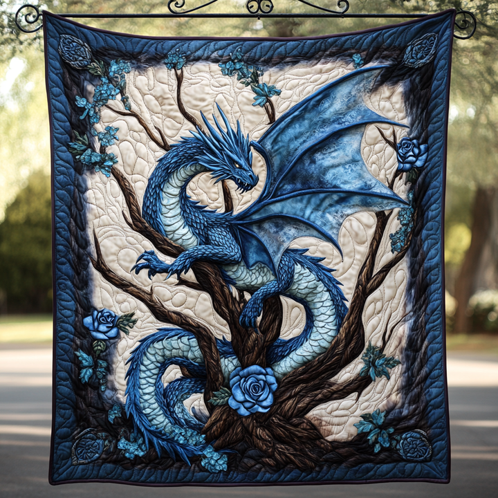 Rosefire Dragon Quiltet Tæppe NCU0DK854