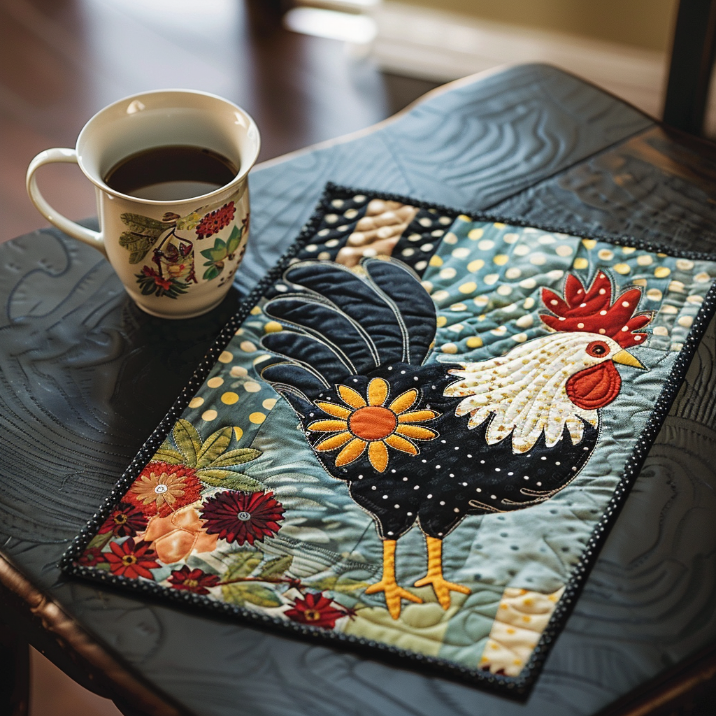 Rustik Hane Kylling Quilted Bordskåner NCU0TL007