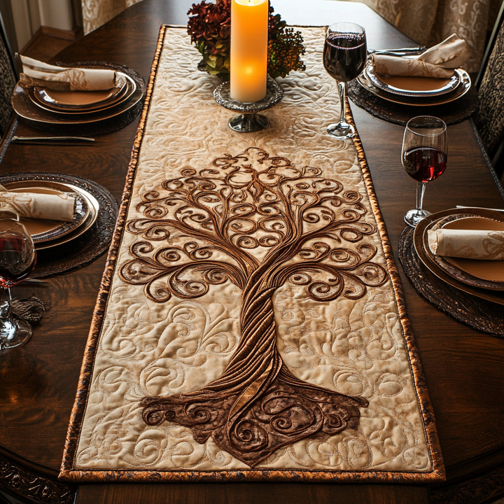 Rustik Elegance Quiltet Bordløber NCU0DV2218