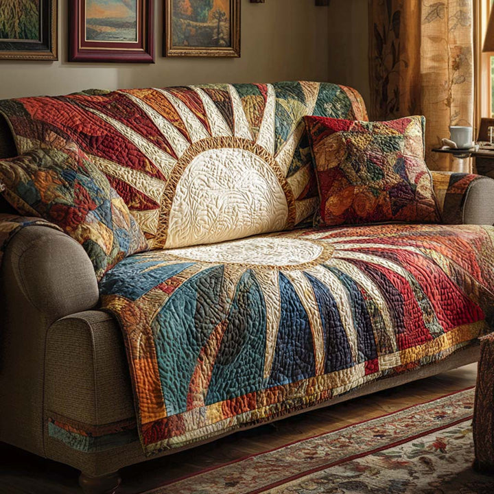 Solskin Quiltet Sofa Dække NCU0VT337