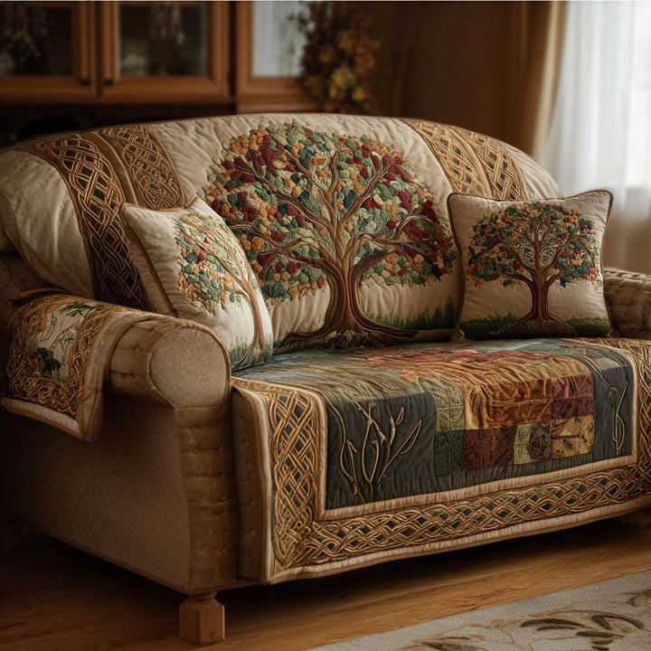 Hellige Grene Quilted Sofa Dække NCU0NT11848