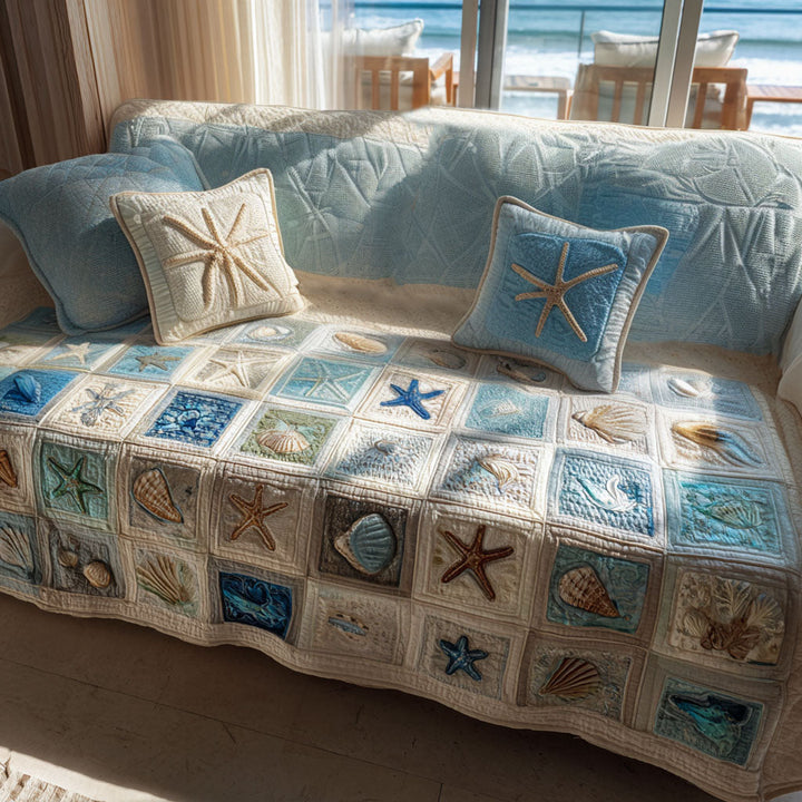 Saltvand Serenade Quilted Sofa Cover NCU0PT11141