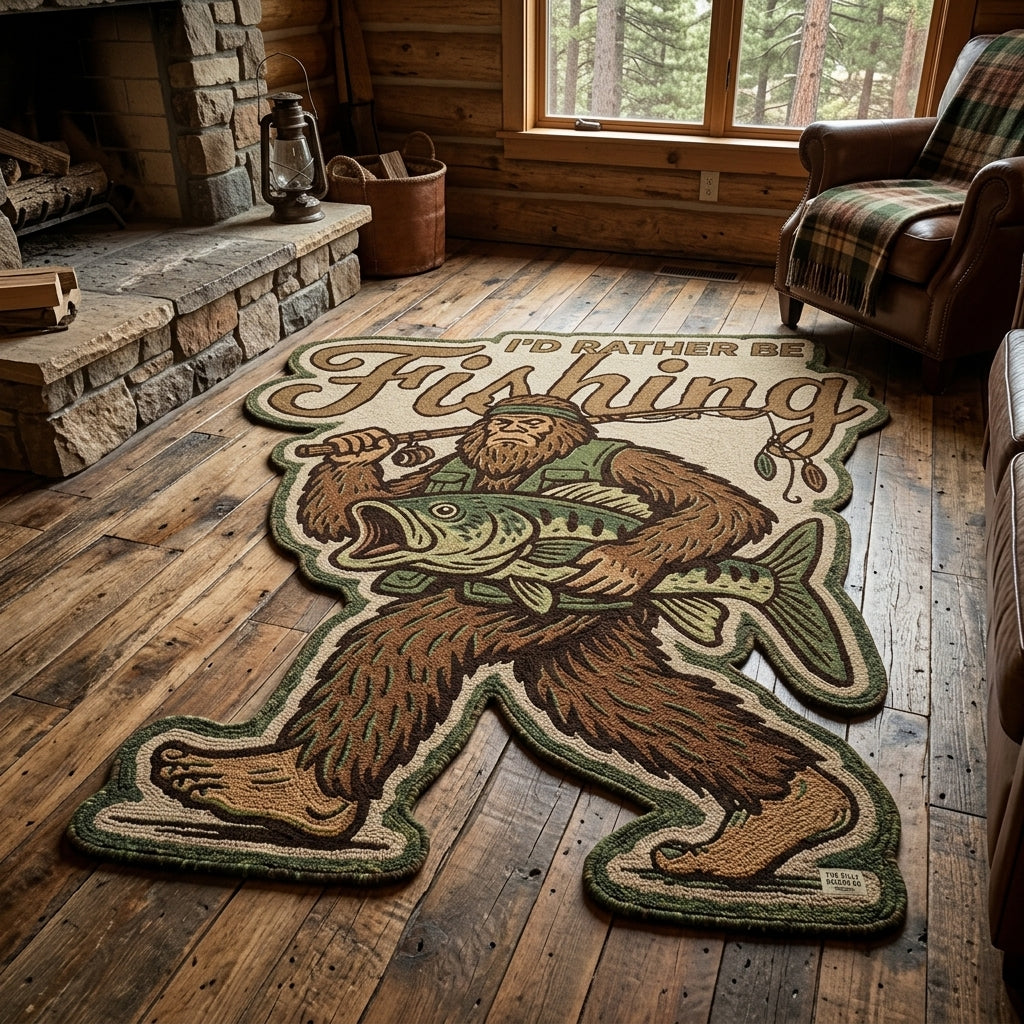 Sasquatch Woods Specialformet Tæppe NCU0DV9669