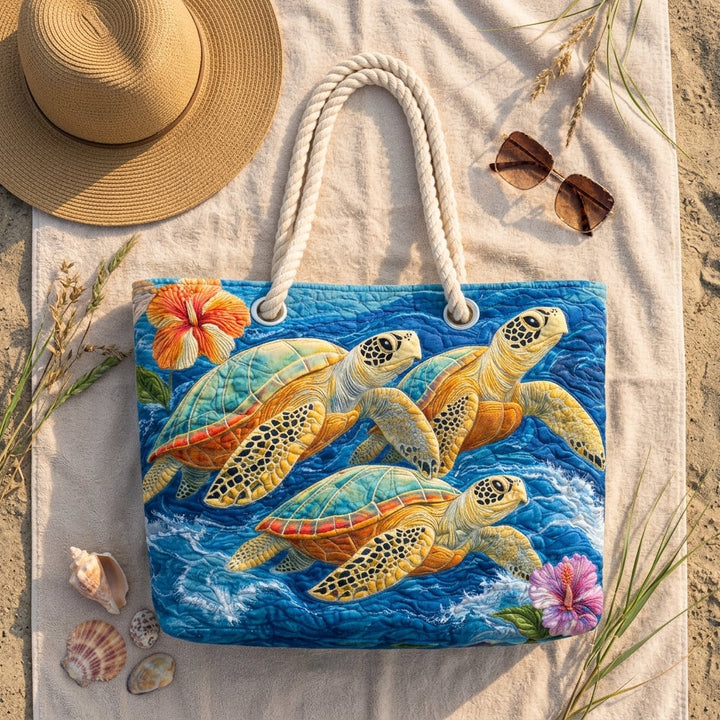 Strandtaske - Havskildpadde