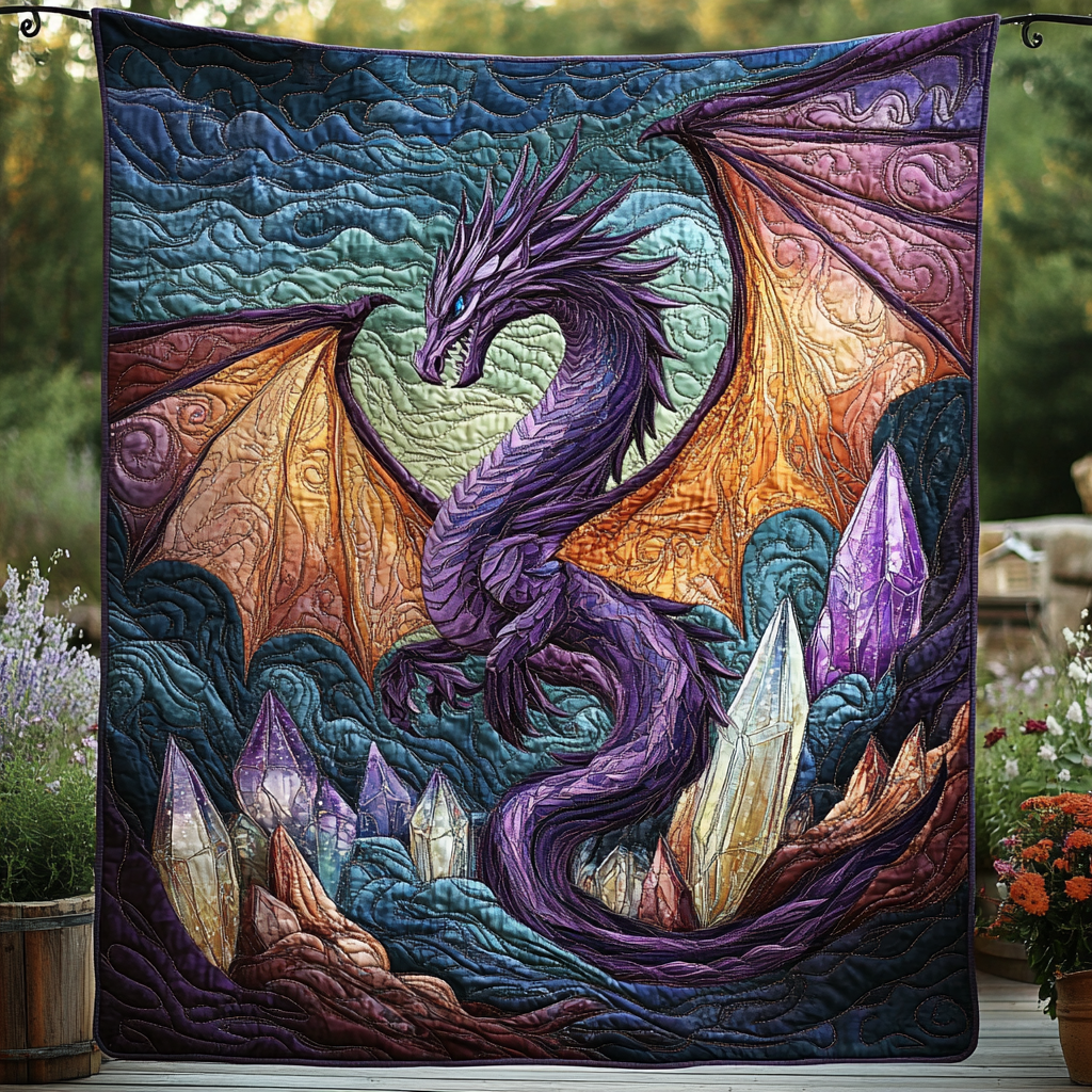 Shadowflame Quiltet Tæppe NCU0DK492
