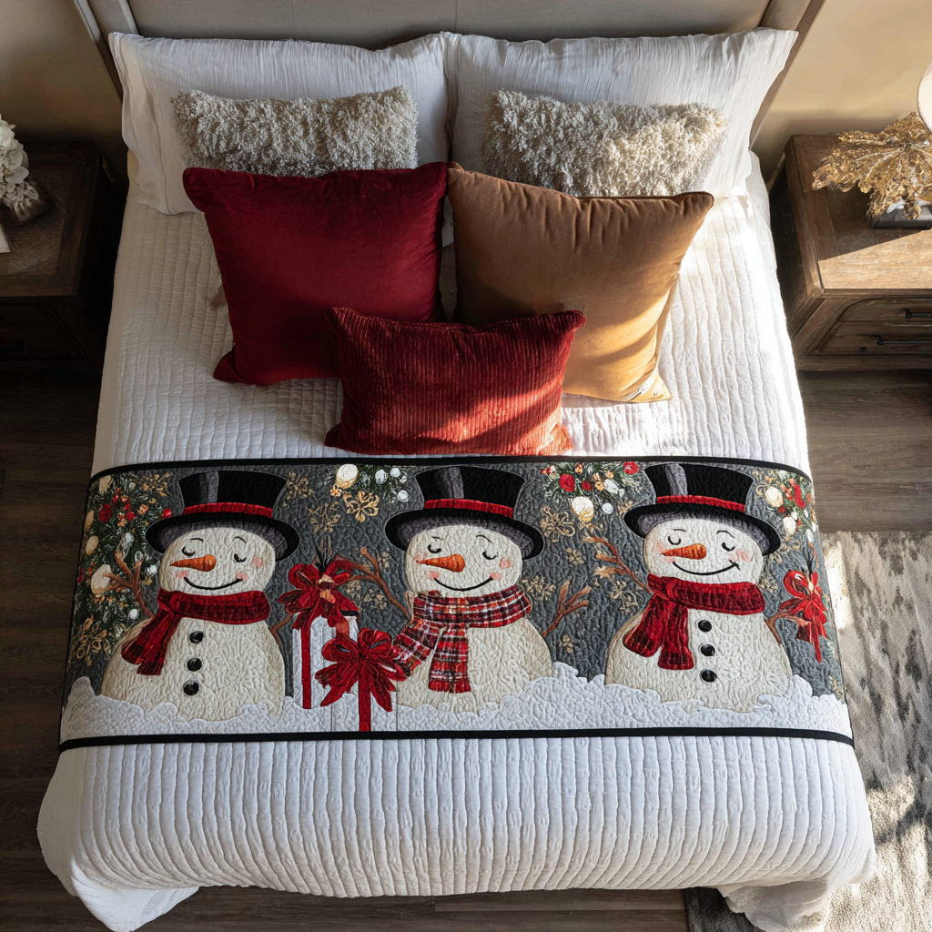Sneemand Glæde Quilted Bed Runner NCU0DK9859