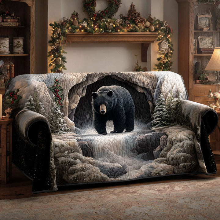 Snefyldt Bjørn Quilted Sofa Dække NCU0TV1401