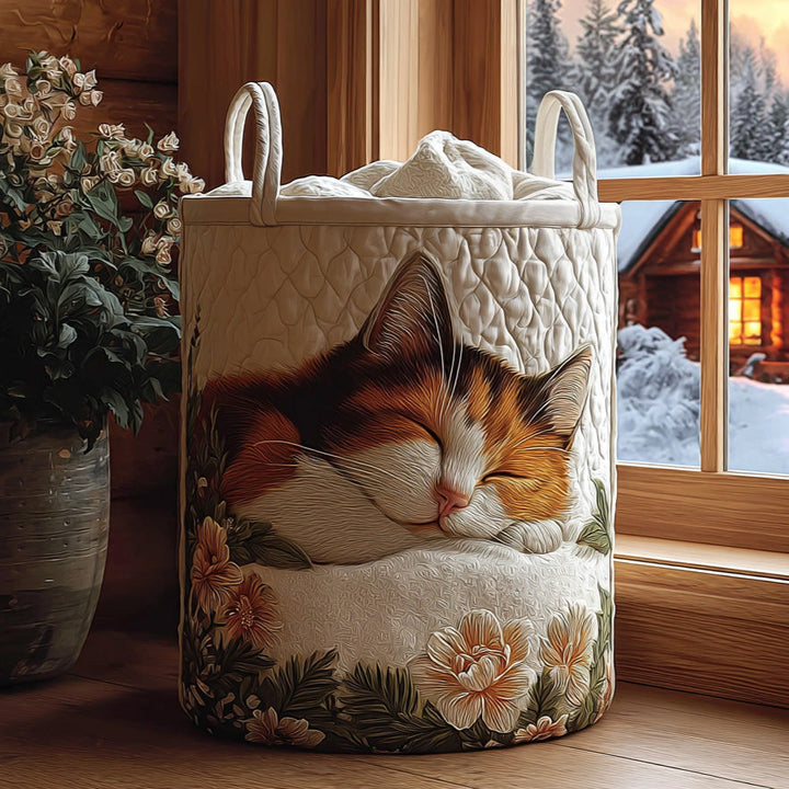 Kat Quilted Vasketøjskurv NCU0QN041