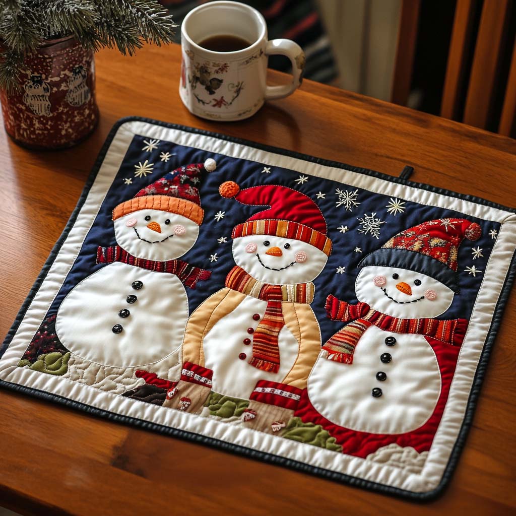 Snefyldt Trio Delight Quilted Placemat NCU0NT829
