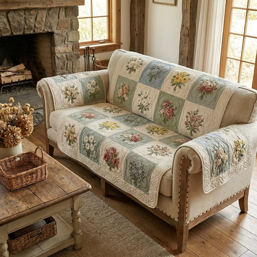 Blødt Have Quiltet Sofa Dække NCU0TV1552