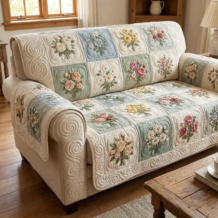 Blødt Have Quiltet Sofa Dække NCU0TV1552