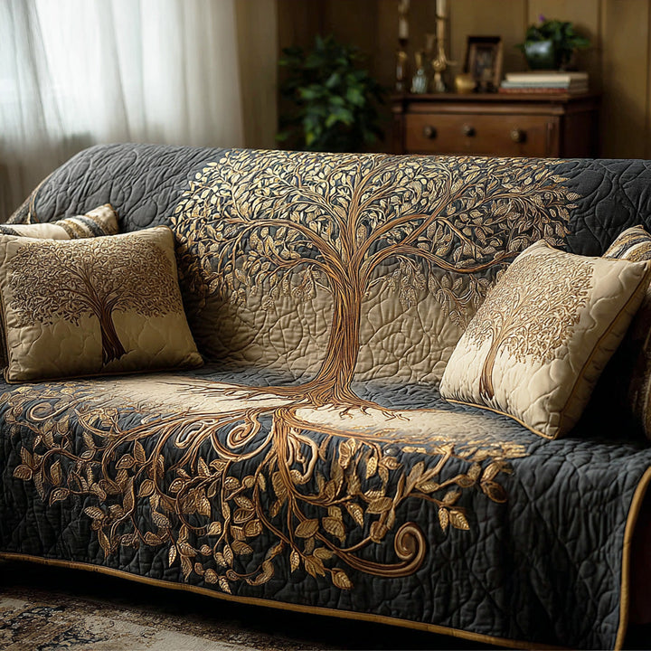 Livets Træ Quilted Sofa Betræk NCU0VT370