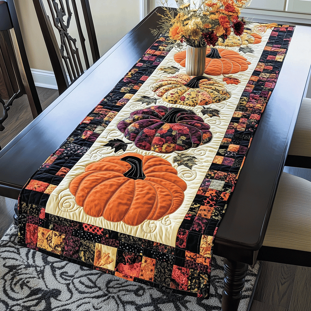 Græskar Quilted Bordløber NCU0VT37