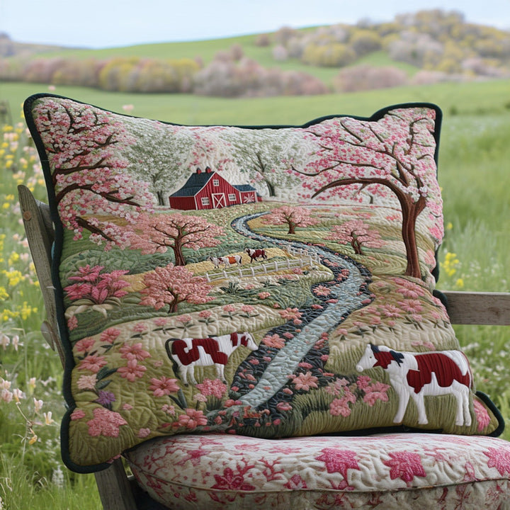 Forårseng Quilted Sengetøj Pude Betræk NCU0PT7005