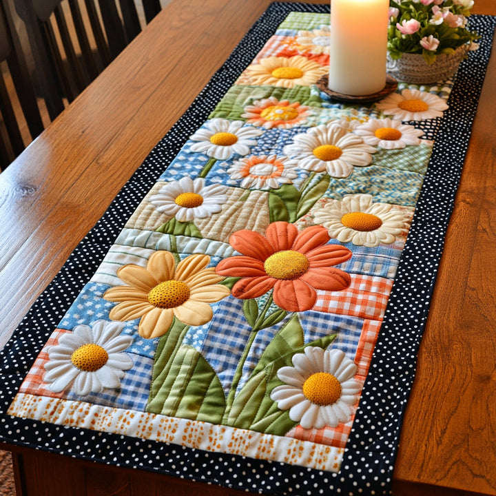 Blomster Quiltet Bordløber NCU0VT143