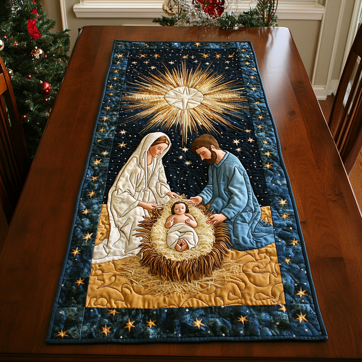 Stjerne af Betlehem Quilted Table Runner NCU0DK1659