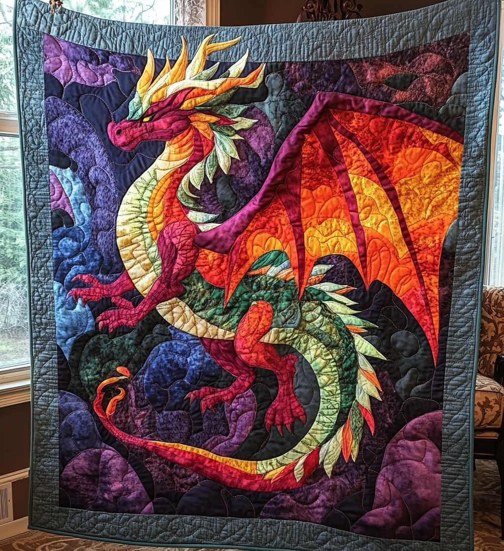 Starfire Dragon Quiltet Tæppe NCU0DV539