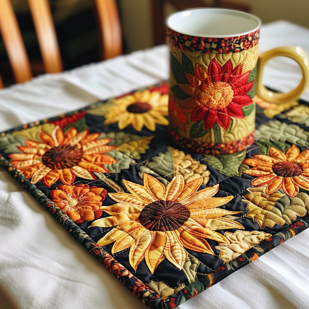 Solsikke Quilted Bordskåner NCU0TL002
