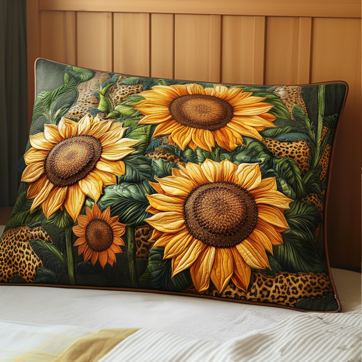 Solblomst Drømme Quilted Sengetøj Pude Cover NCU0NT6366