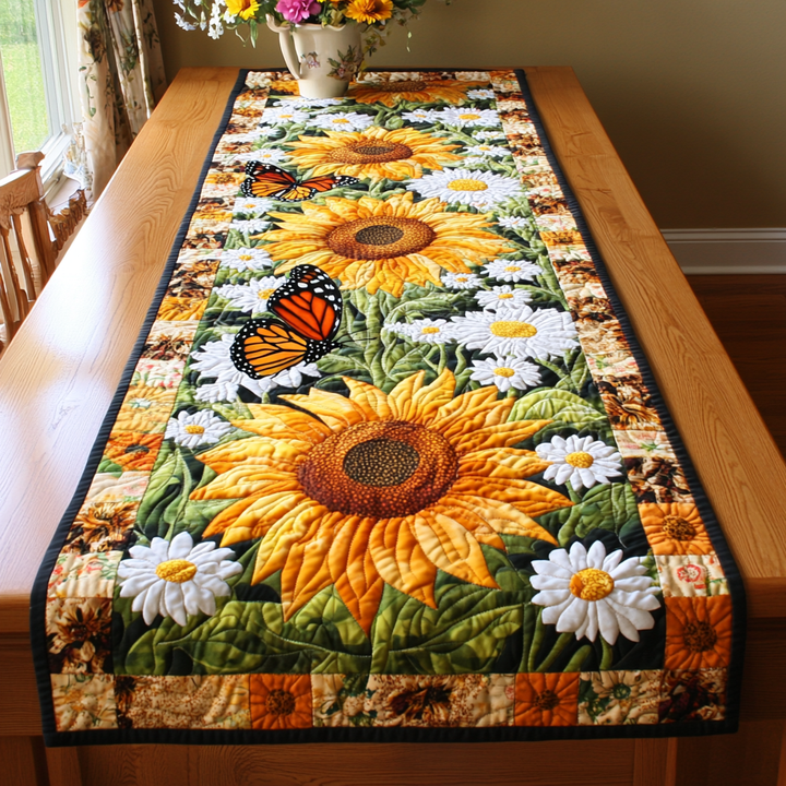 Solsikke Bliss Quilted Table Runner NCU0VL1887
