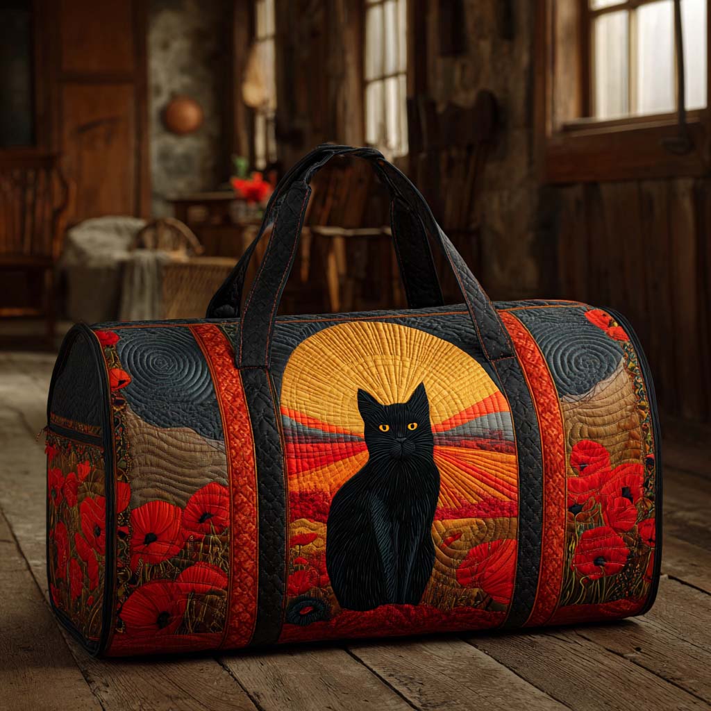Solnedgang Kat Quilted Duffle Bag NCU0XD399