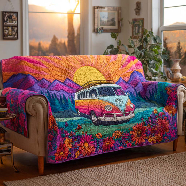 Solnedgang Roadtrip Polstret Sofa Dække NCU0XD1255