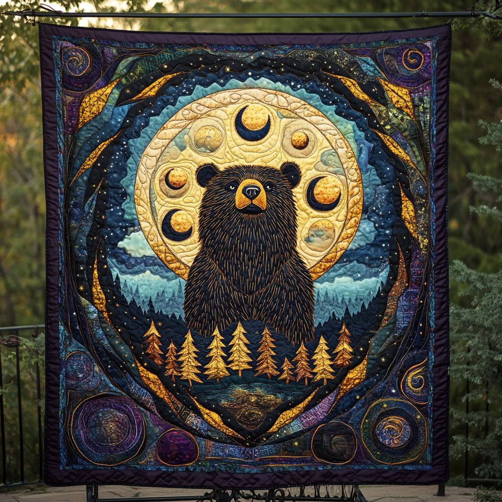 Solnedgangs Vandreren Quilted Tæppe NCU0DK866