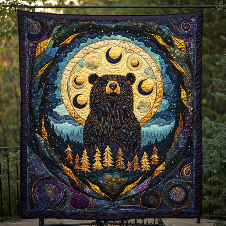 Solnedgangs Vandreren Quilted Tæppe NCU0DK866