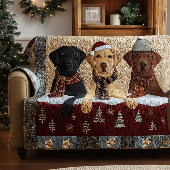 Sød Retriever Quilted Sofa Cover NCU0PT10113
