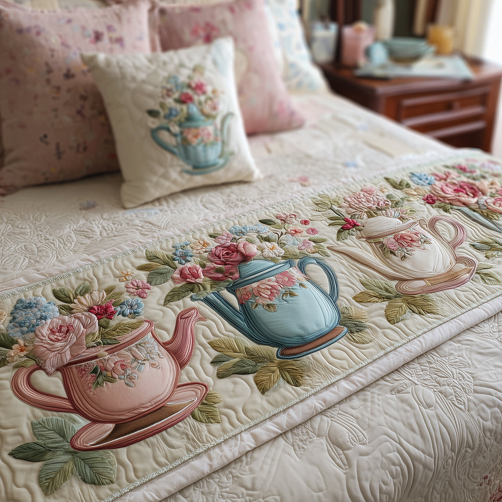 Te Blomst Quilted Bed Runner NCU0TH3561