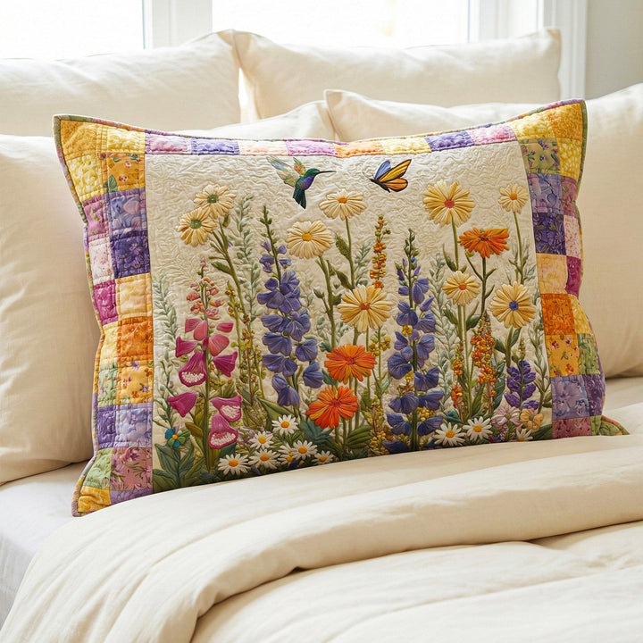 Tidless Floral Charm Quilted Bedding Pillow Case NCU0NT12230