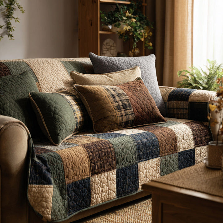 Tidless Quiltet Sofa Cover NCU0NT11992