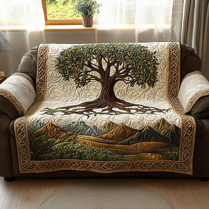 Livets Træ Quilted Sofa Betræk NCU0VT370