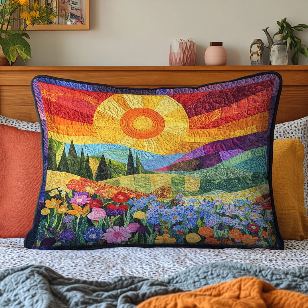 Rolig Landskab Tapestry Quiltet Sengetøj Pude Betræk NCU0PT6680