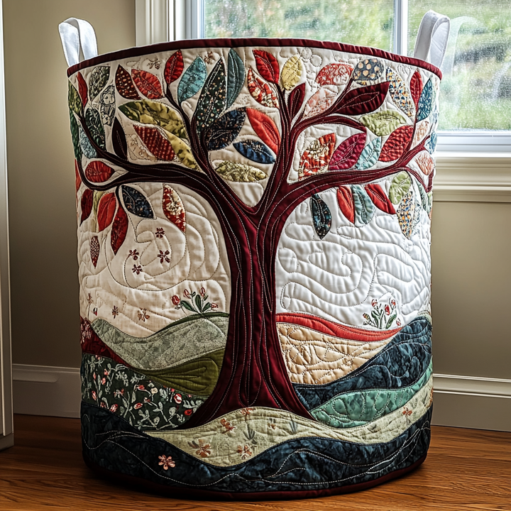 Livets Træ Quilted Vasketøjskurv NCU0QN057