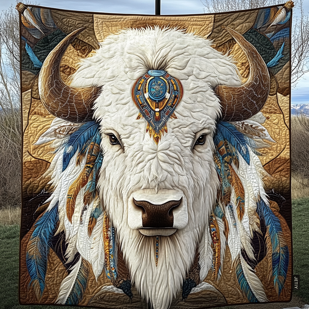 Tribal Herd Quiltet Tæppe NCU0VH1319