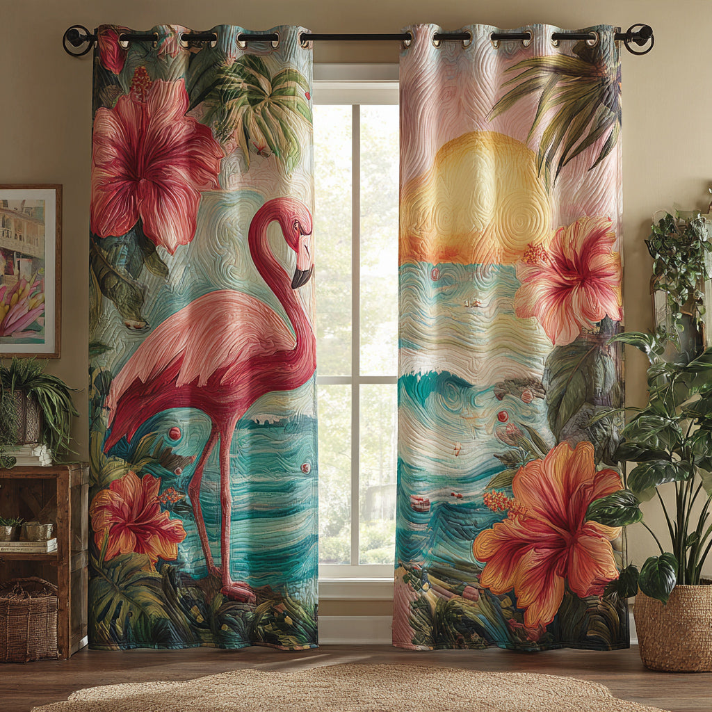 Tropisk Flamingo Quiltede Gardiner NCU0HH1731