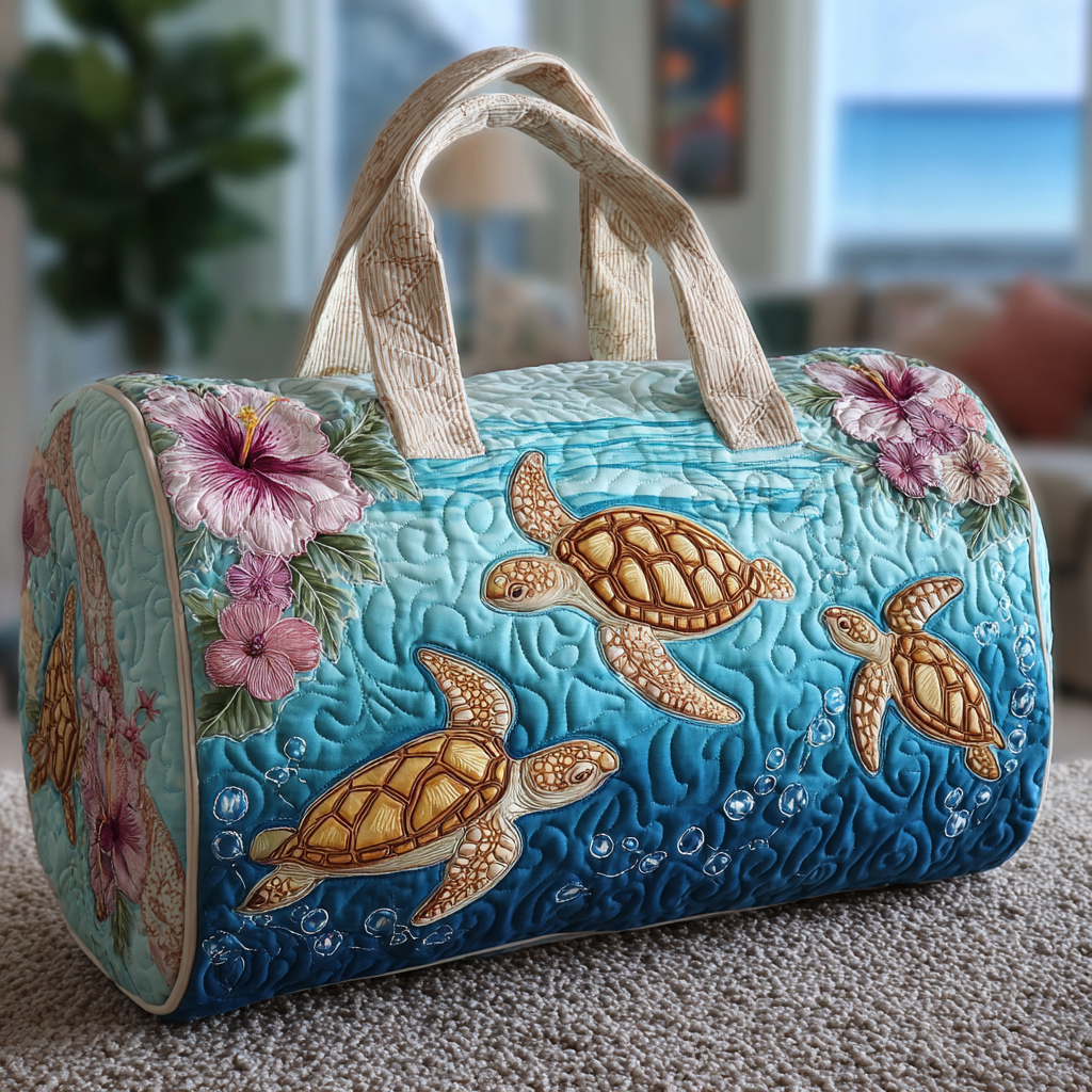 Turtle Dream Quiltet Duffle Bag NCU0DK9883