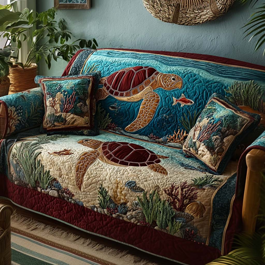 Turtle Harmony Polstret Sofa Dække NCU0NT11698