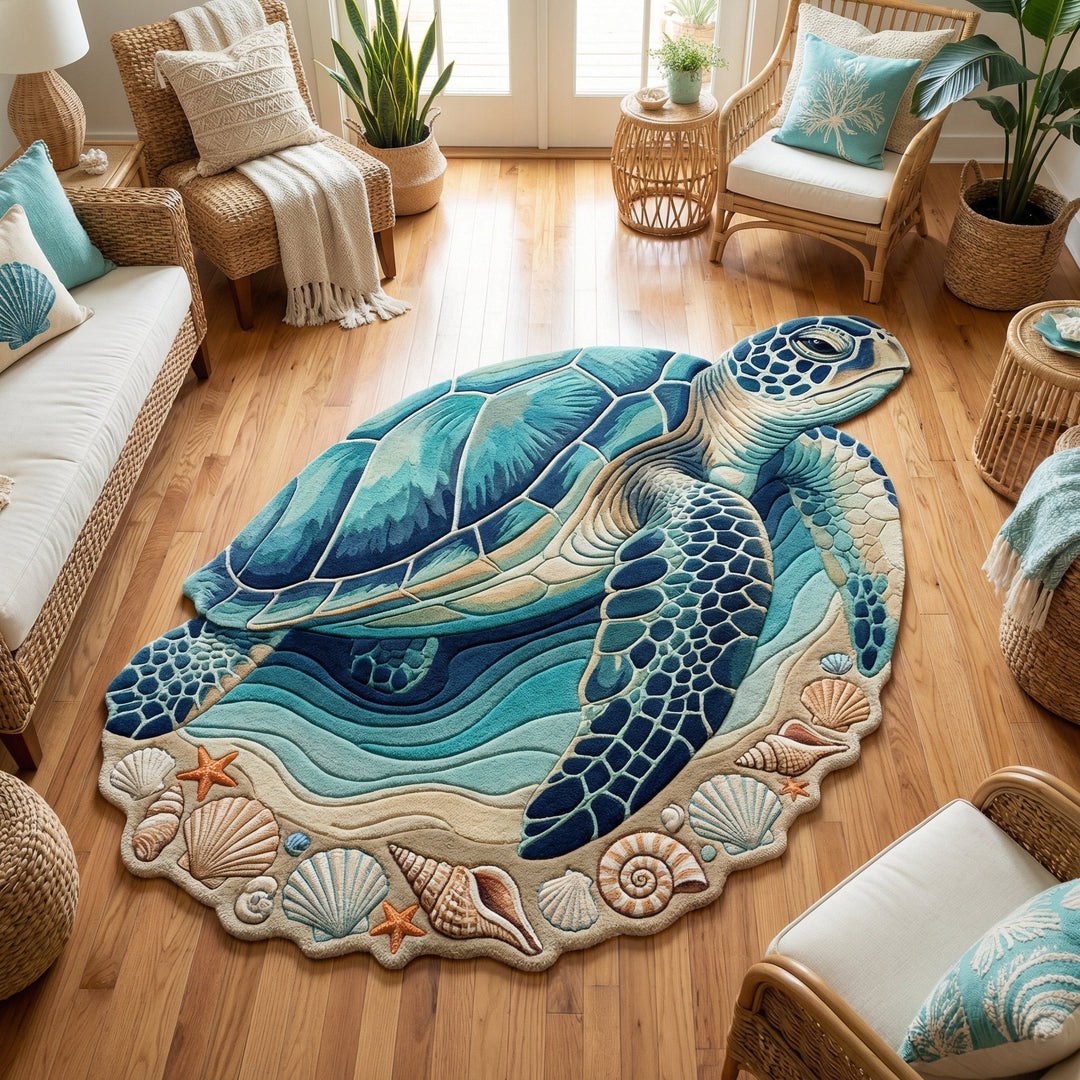 Turtle Haven Specialformet Gulvtæppe NCU0DV9594