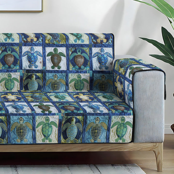 Skildpadde Tide Quiltet Sofa Dække NCU0PT938