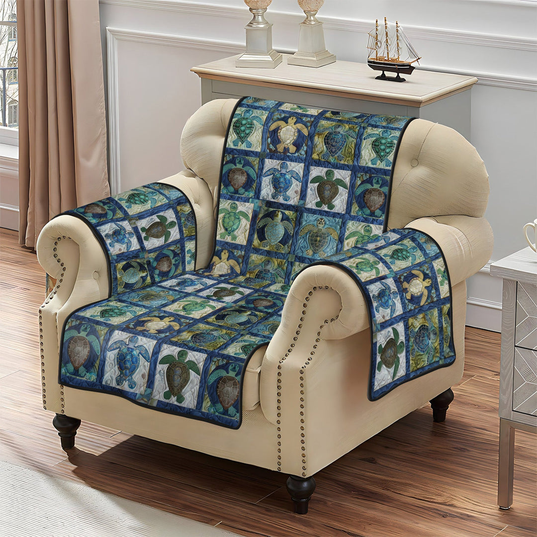 Skildpadde Tide Quiltet Sofa Dække NCU0PT938