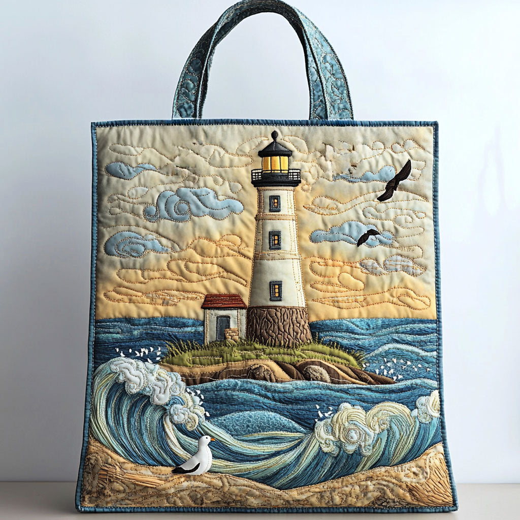 Twilight Lighthouse WN2309106CL Quillow Tote Bag