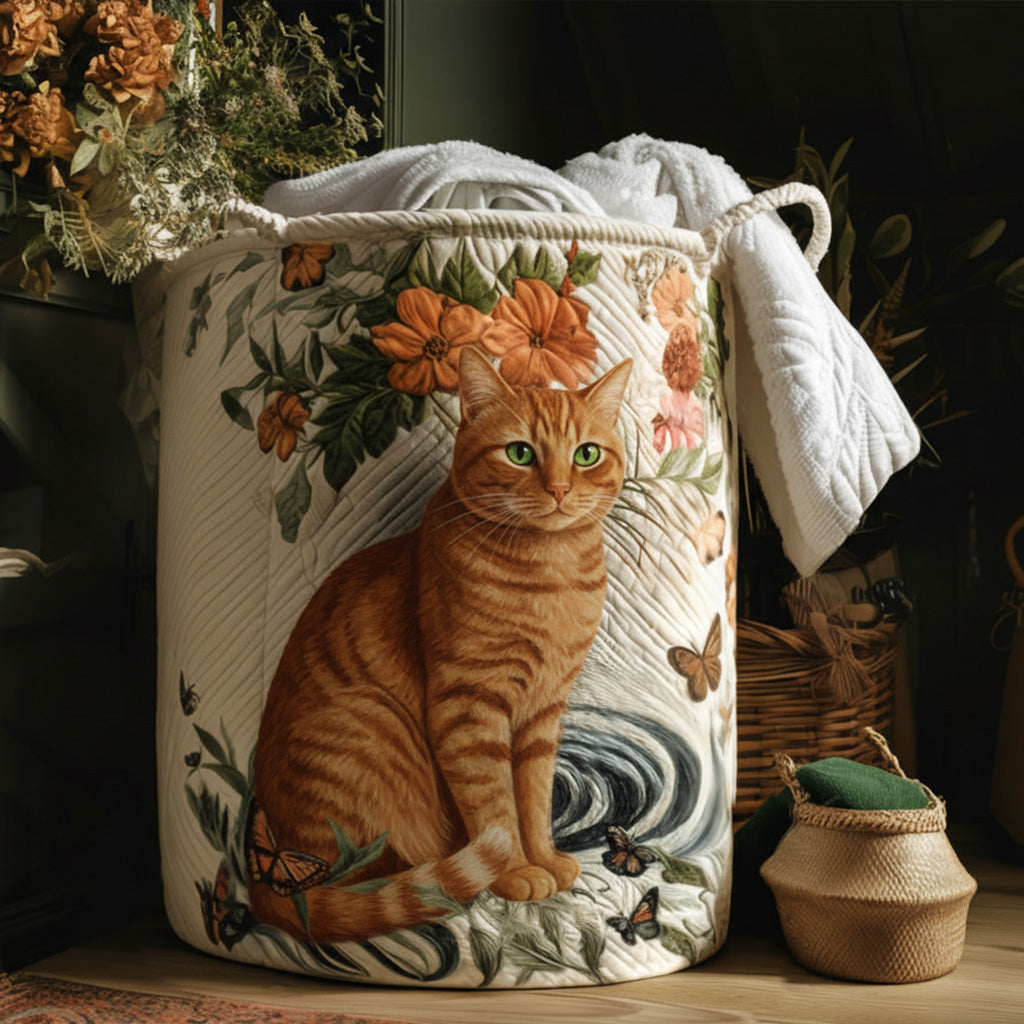 Varm Gul Pels Quilted Vasketøjskurv NCU0PTT2100