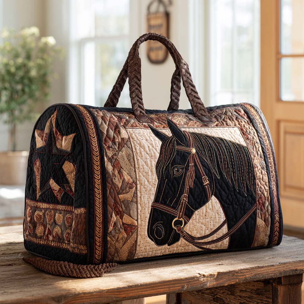 Western Star Hest Quilted Duffle Bag NCU0XD405