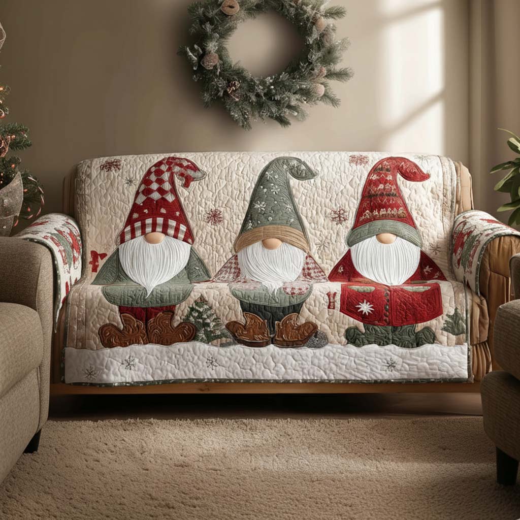 Fantastisk Gnome Quilted Sofa Cover NCU0NT11270