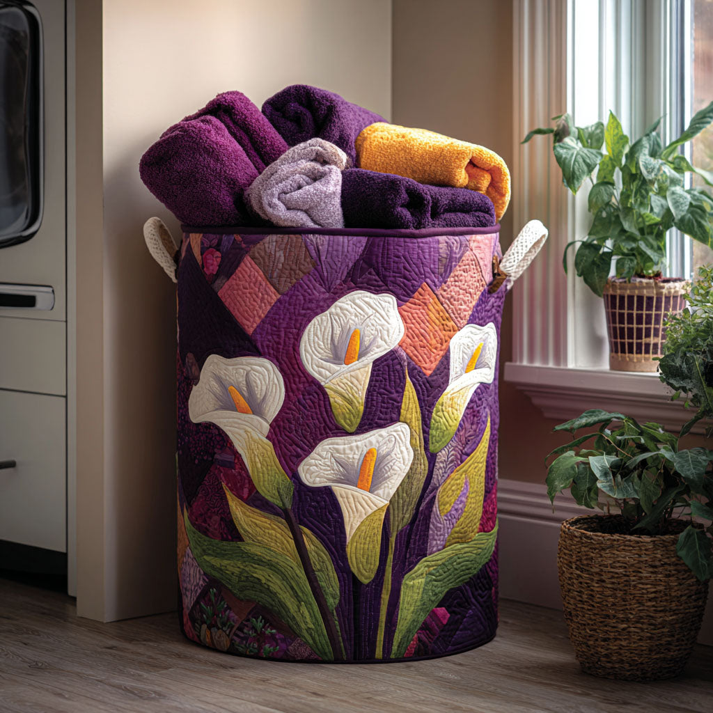Hviskende Liljer Quilted Vasketøjskurv NCU0PTT941